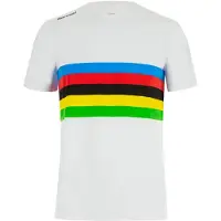 Santini T-shirt à Manches Courtes Official Uci Rainbow 2025
