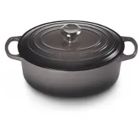 Le Creuset Cocotte ovale fonte émaillée flint 26 cm / 4,7 l