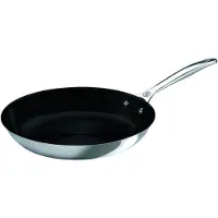 Le Creuset Rvs Koekenpan 30cm met Anti-aanbaklaag