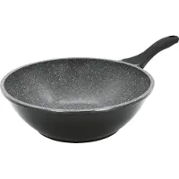 Karl Krueger Karl Krüger 88088BAR Poêle wok Barcelona en fonte d'aluminium - avec vitrification antiadhésive de haute qualité, 30 cm