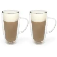 Bredemeijer Tasse à Cappuccino Bredemeijer Double Paroi Transparent 320 ml (Lot de 2)