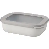Mepal Plat multi-usages rectangulaire Cirqula 1000 ml blanc