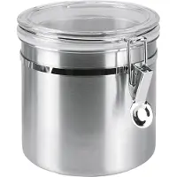 Metaltex Boîte à provisions avec couvercle acrylique 1 litre Ø11,8cmx12cm
