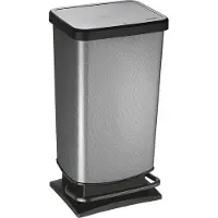 Rotho Paso Poubelle 40 l, carbone 1754111006