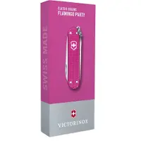 Victorinox Classic SD Alox Colours, Flamingo Party 0.6221.251G couteau suisse