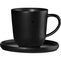 ASA Tasse à espresso avec soucoupe Selection Coppa Kuro, 80 ml