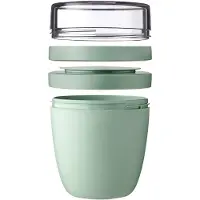 Mepal Ellipse Mini boîte à bento teinte/couleur Nordic Sage, 300 + 120 ml 1 pcs