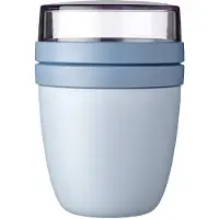 Mepal 107650015700 Set Water Bottle And Lunch Box Argenté
