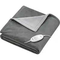 Beurer Couverture Chauffante Hd 75 Cosy Dark Grey - Couverture Chauff