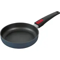 Woll Diamond Lite poêle en fonte : manche amovible, tous types de feux y compris induction, Ø 20 cm, 5 cm de haut