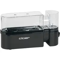 Cloer 6020 Cuiseur à Œufs pour jusqu‘a 3 oeufs, Information acoustique quand prêt, Verre mesureur avec pique-oeuf integré dans le couvercle, Porteur pour les oeufs amovible, 300 W, noir
