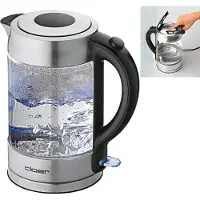Cloer 4429 Bouilloire électrique Récipient en verre 1,7l 2200 W Acier inoxydable