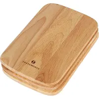 Zassenhaus Ensemble De 3 Planches À Découper Pratique Au Petit Déjeuner, Couleur Naturelle - 22 X 15 Cm Cm