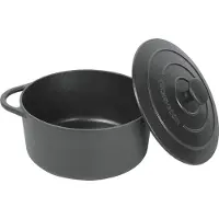 Küchenprofi - Cocotte Ronde En Fonte ?Maill?E 24cm Noire - 0401001024