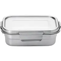 Weiss Boîte à goûter 1,2l profonde F. ES, Lunch box, Argent