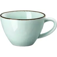Rosenthal Espresso-Obertasse Profi Casual Mint Porzellan Grün-Braun 10660-405406-14717