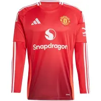 Adidas Maillot 'Manchester United 24/25' jaune d'or / rouge / lie de vin / blanc