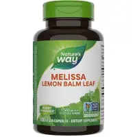 Nature'S Way , Mélisse, Feuille de Mélisse, 1 500 mg, 100 Capsules Végétaliennes (500 mg par Capsule)