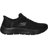 SKECHERS Baskets basses 'Slip-Ins: Go Walk Flex' noir
