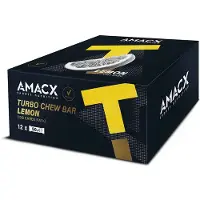 Amacx Boîte De Barres énergétiques Turbo Chew Citron 50g 12 Unités