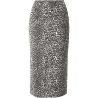 Vero Moda Jupe 'VMVERI' gris clair / gris foncé / blanc