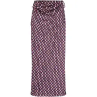 LASCANA Jupe beige / bleu marine / mûre