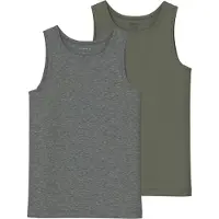 Name it Maillot de corps gris foncé / kaki