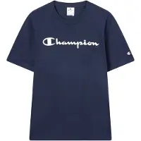 Champion T-Shirt bleu marine / blanc