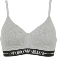 Emporio Armani Brassières EVERYDAY COTTON PADDED SOFT COUTOUR BRA femmes - Gris - EU XS