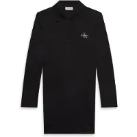 Calvin Klein Lv047d214g Long Sleeve Short Dress Noir M Femme