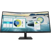 HP P34hc G4 (3440 x 1440 pixels, 34"), Moniteur, Noir