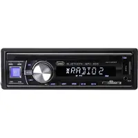 Trevi Scd 5702 BT - Radio de voiture avec USB, SD, Aux-In, Bluetooth, USB Fast Charge pour recharger rapidement le smartphone, 30 W, couleur noir