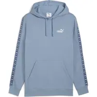 Puma Hommes, Pull-over, ESS TAPE Sweat à capuche FL, Bleu, (M)