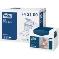 Tork Vaskeklud premium soft 8 box af 135 klude/kar - (1080 ark pr. karton), Essuie-tout, Blanc