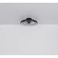 Globo Kendall, Ventilateur, Noir