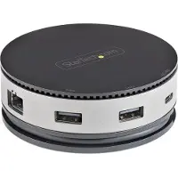 StarTech.com .com Adaptateur Multiport USB-C - Mini Dock USB 3.1 Gen 2 10Gbps Type-C avec 4K 60Hz HDMI/DisplayPort ou 1080p VGA - 75W PD Passthrough, Hub USB 3 Ports, GbE - Station d'Accueil Mobile