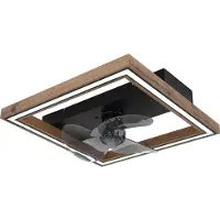 Globo Lighting Celinata, Ventilateur, Noir