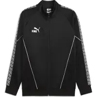 Puma Hommes, Vestes de survêtement, teamKING Veste Anthem (M), Blanc, Noir, M