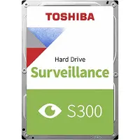 Toshiba S300 Surveillance - Disque dur - 4TB - interne - 3.5" (8,9 cm) - SATA 6Gb/s - 5400 tours/minute - mémoire tampon : 128 Mo (HDWT840UZSVA)