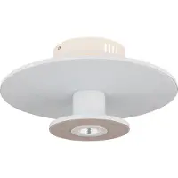Globo Lighting Plafonnier blanc Carter Ø 38cm avec feutre