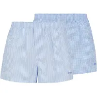 BOSS Boxers bleu clair / blanc