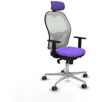 Piqueras Y Crespo Chaise de bureau avec appui-tête 1D086G2 Lila