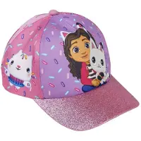 Gabby's Dollhouse Garçons, Casquette, Bonnet enfant Rose (53 cm), Rose, Pink