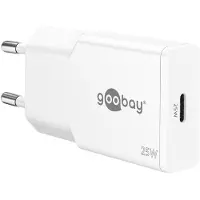 Goobay 75732 USB-C PD GaN chargeur rapide Slim (25 W) blanc, blanc - 1x port USB-C (Power Delivery)