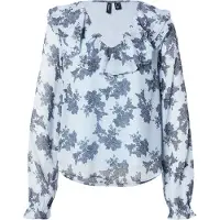 Vero Moda Chemisier 'VMCAMILLE' marine / bleu-gris