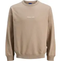 Jack & Jones Norrebro Emb Sweatshirt Beige M Homme