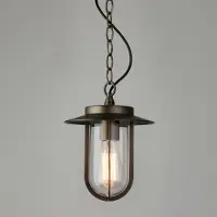 Astro Luminaire d'extérieur suspendu Montparnasse en style rétro, Variante : 205 x 1320 mm, bronze