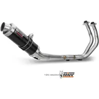 MIVV Gp Yamaha Mt-07/fz-07 2014-24 Y.045.lxb Homologated Full Line System Argenté Homologated