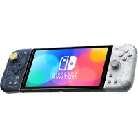 Hori Manette Split Pad Compact Edition Evoli pour Nintendo Switch et Nintendo Switch OLED Blanc et Bleu