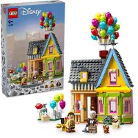 LEGO | La maison de Carl de Disney et Pixar "En haut", jouet constructible avec ballons, personnages de Carl, Russell et Dug, idée de cadeau iconique pour filles et garçons 43217